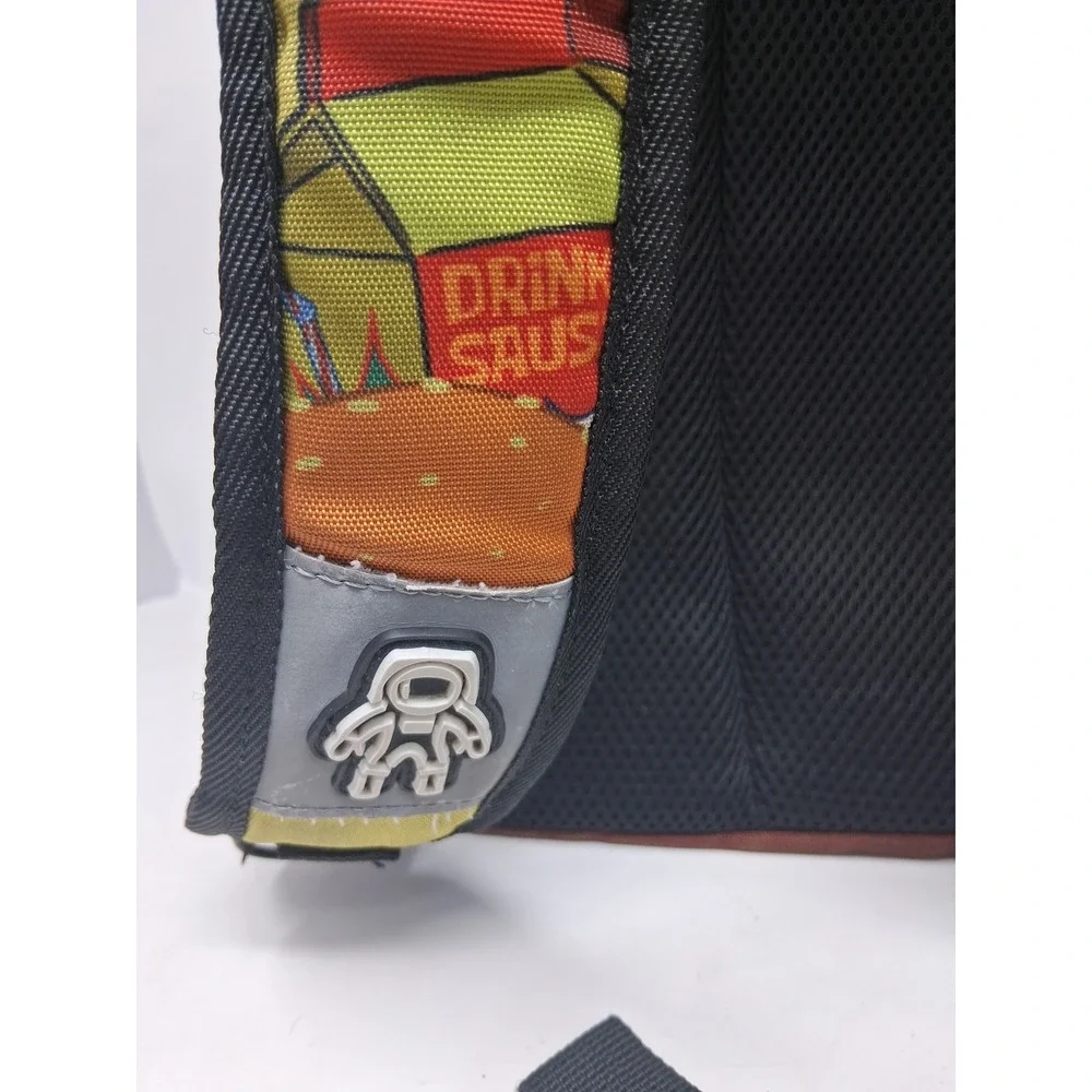 Space Junk SpongeBob SquarePants Backpack All Over Print Krabby Patty Bag design